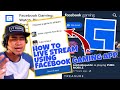 HOW TO LIVE STREAM USING FACEBOOK GAMING APP IN MOBILE PHONE