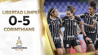 LIBERTAD LIMPEÑO VS CORINTHIANS [0-5] | RESUMEN | CONMEBOL LIBERTADORES FEM 2023