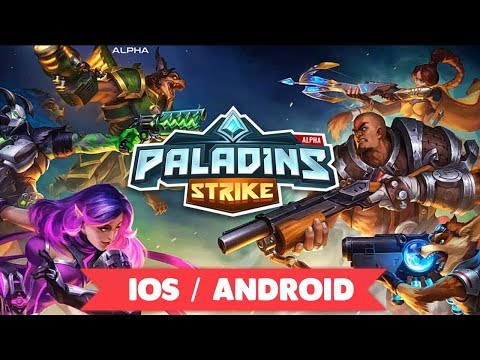 PALADINS STRIKE GAMEPLAY - ( iOS / Android ) - CLOSED ALPHA