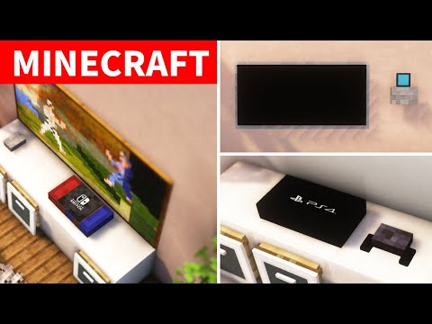 【マイクラ】MODなし！内装が凄くなる家電の作り方6選！