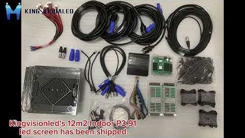 🔆The 12m² indoor P3.9 LED screen has been successfully shipped.