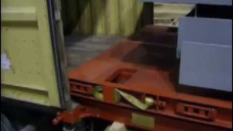 How to Load Steel Beams into Intermodal Container