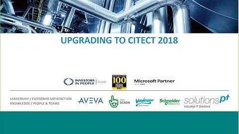 Webinar: Upgrading to Citect SCADA 2018