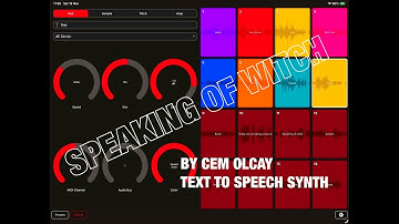 Speaking Of Witch Sampler - Text To Speech Synth by Cem Olcay - Walkthrough & Demo - iPhone & iPad