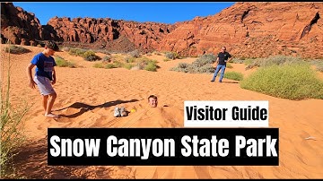 Bezoekersgids voor SNOW CANYON State Park UTAH | Verborgen parel, zandduinen, lavatunnels, slot c...
