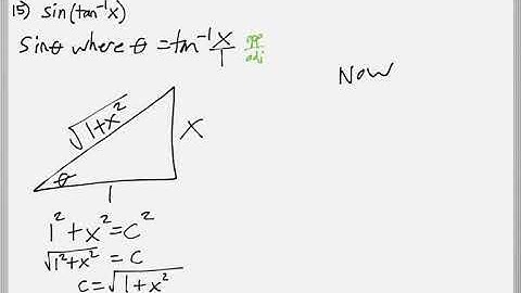 Math 151 : 6.3 #15 (PreCalculus Tutorial : Inverse Trig Functions)
