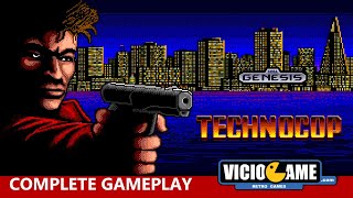 🎮 TechnoCop (Mega Drive) Complete Gameplay