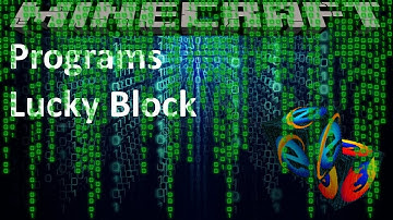 PROGRAMS LUCKY BLOCK MOD - MINECRAFT 1.8.9 (MOD SHOWCASE)