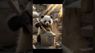 The Little Panda Who Worked Hard #panda #labourpanada #babypanda #cutepanda #cutepandavideo #pandas