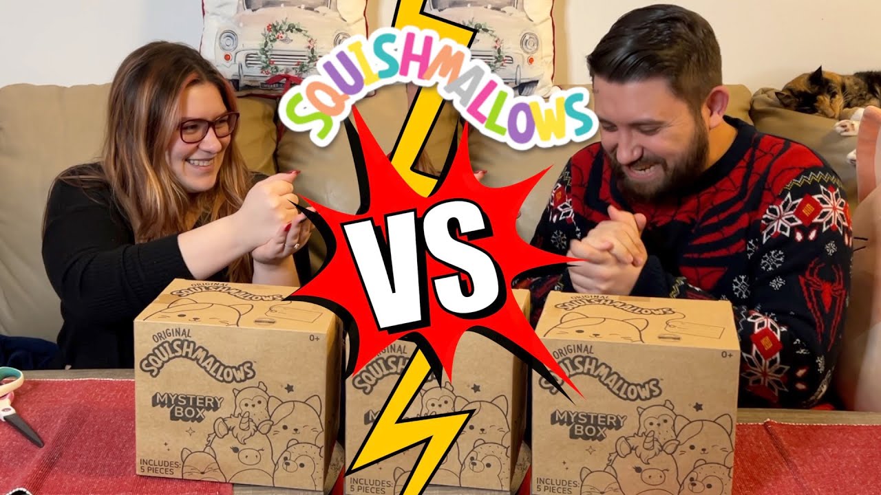 Squishmallow competition with amazon mystery boxes youtube