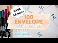 100 Envelope & 52 Week Savings Challenge 2021 | Saving $6,428