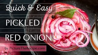 Quick Pickled Red Onions (For Tacos & Sandwiches!) - Chef Savvy