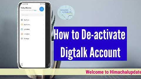 How to Deactivate Ding talk account