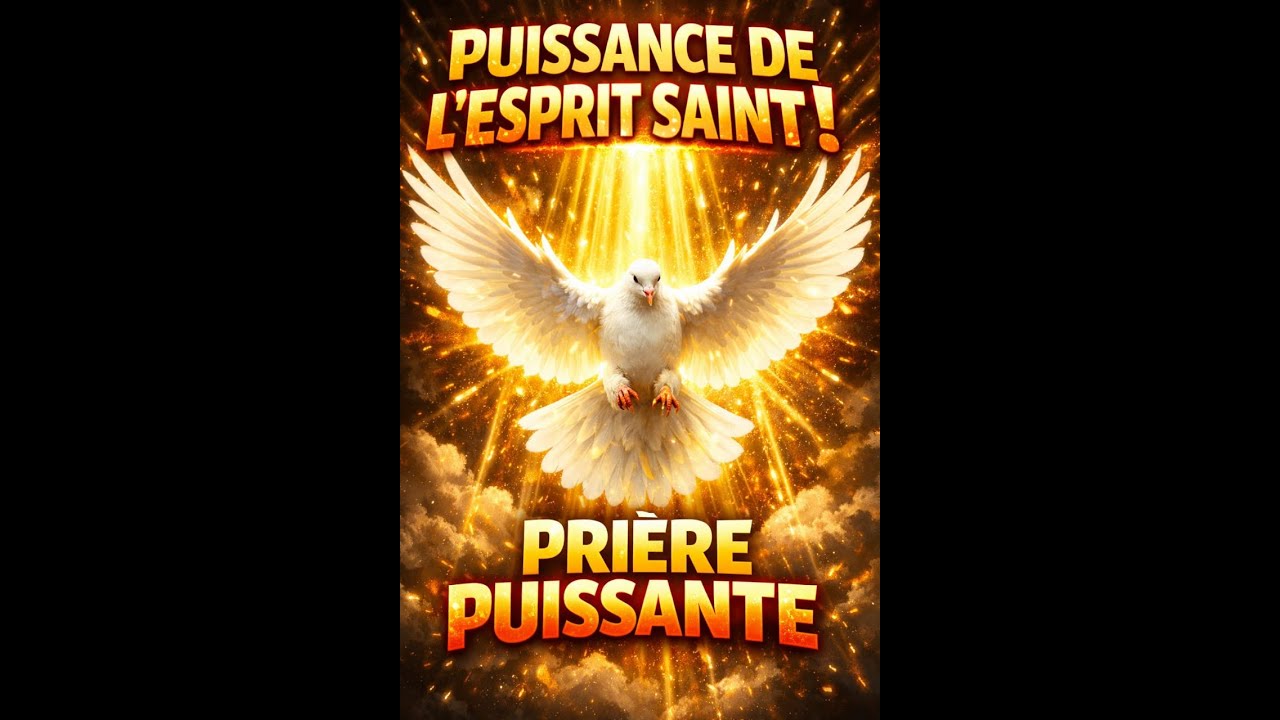 PRIÈRE PUISSANTE POUR RECEVOIR LA FORCE DE L'ESPRIT SAINT | Transformation Garantie 🕊️