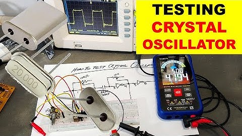 {850} How To Test Crystal Oscillator