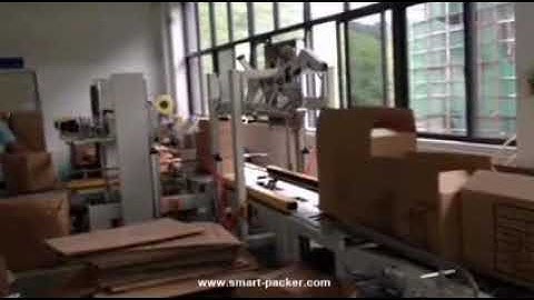 Automatic carton detecting size H type sealing machine box edge corner tape sealing machine