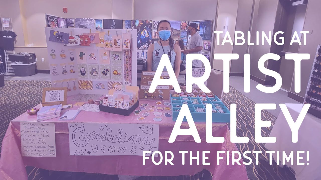 My first time tabling at an Artist Alley! Puchi Con Fort Lee