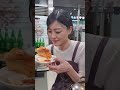 한국인도 힘들다는 삼합.. 일본 여자가 도전해봤습니다 ㅋㅋ