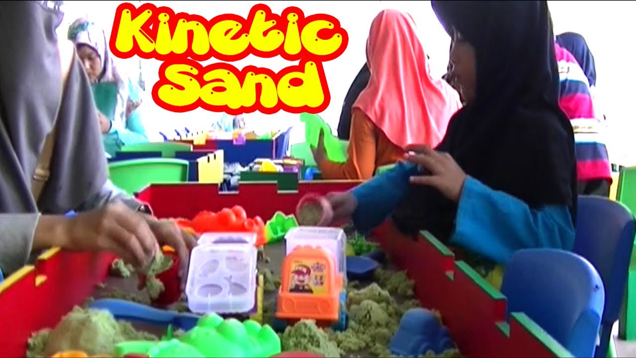 Qyla Play  Kinetic Sand Main Pasir Ajaib Mainan  Anak  