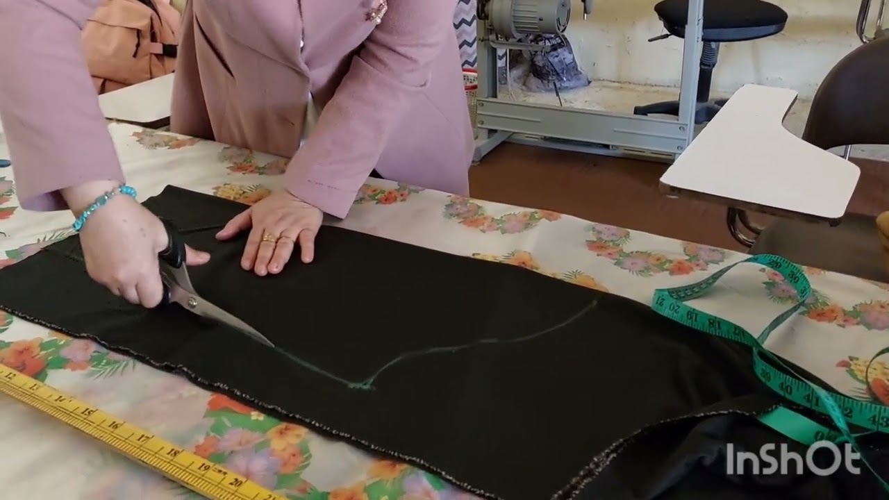 فصال وخياطة جبة قصيرة سحاب مع ياخة ولادي وجيوب دفن