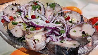 ИДЕАЛЬНАЯ маринованная скумбрия - вкуснее красной рыбы!