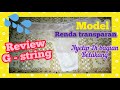 celana dalam G-string#review#unboxing