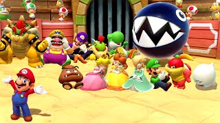 Super Mario Party - Mario vs All Characters (Minigame Battle)