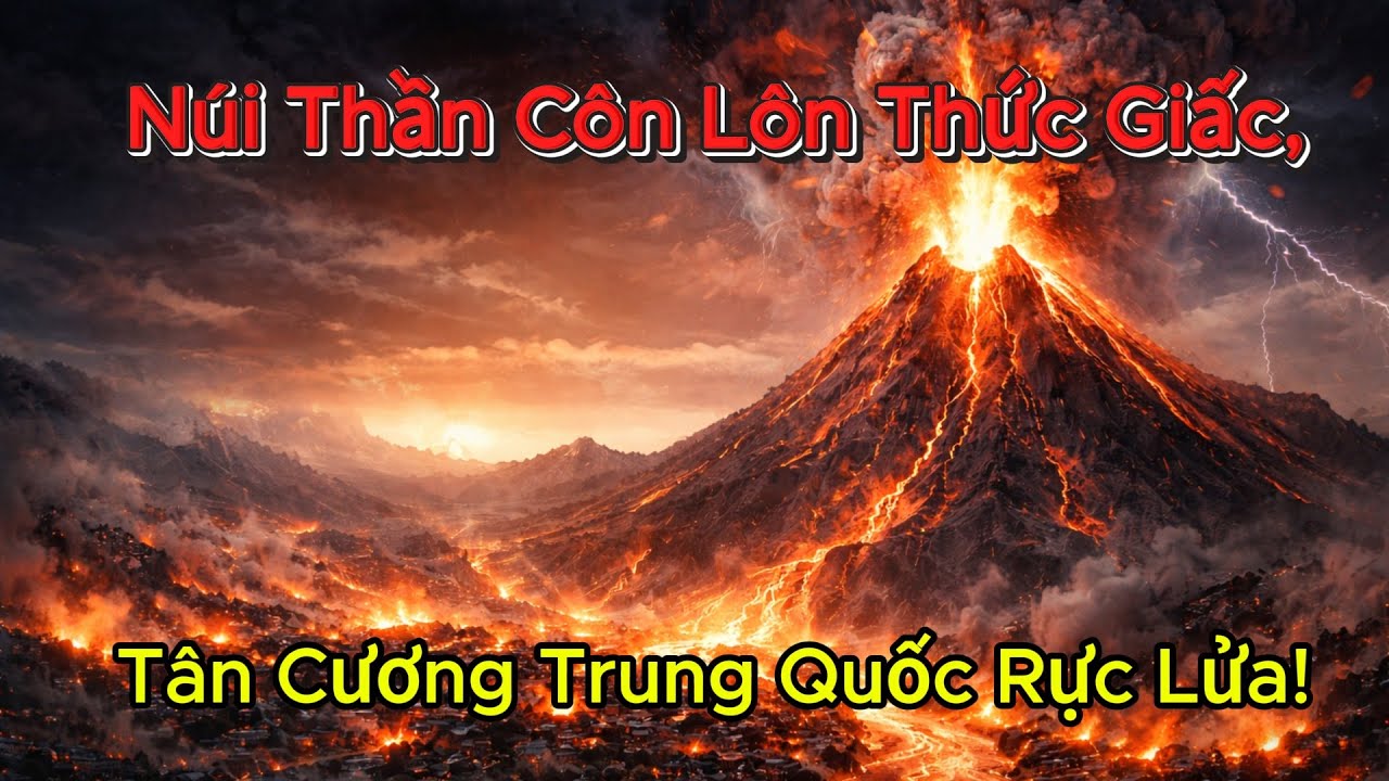 Núi lửa Côn Lôn bừng tỉnh tại Tân Cương: Thảm họa địa chất lan rộng khắp Trung Quốc