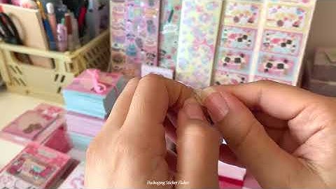 🍡 Studio Vlog: Unboxing New Stickers, Making Memo Pads, Preparing Packaging 🍪