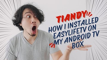 How I installed my #Tiandy EasyLive Tv apk on my android tv box .