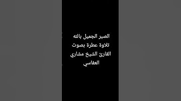 الصبر مفتاح الفرج #القرآن_الكريم #القرانالكريم #تلاوة_خاشعة #تلاوات #islamicnasheed