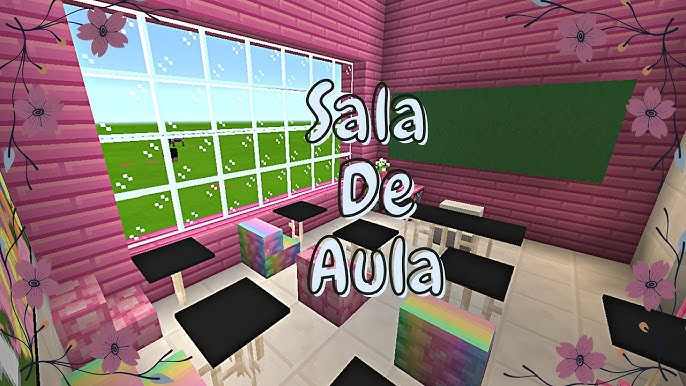 Tutorial casa aesthetic rosa e fofa - Minecraft Speedbuild 🌺