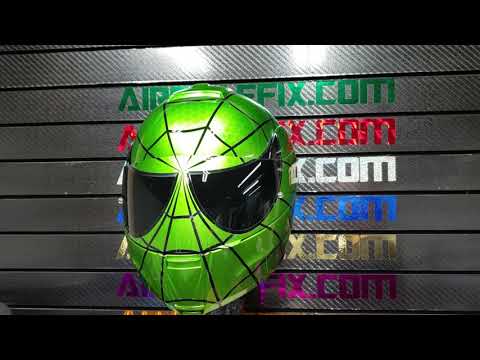 lime green dirt bike helmets