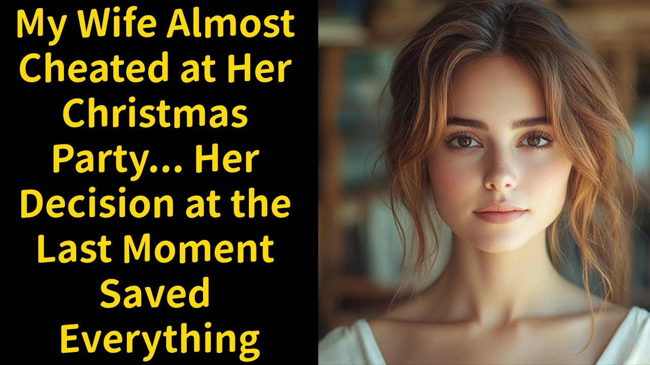 My Wife Almost Cheated at Her Christmas Party... Her Decision at the Last Moment Saved Everything