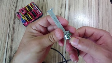 Arduino: Teste da shield CNC com driver A4988 e motor de DVD antigo