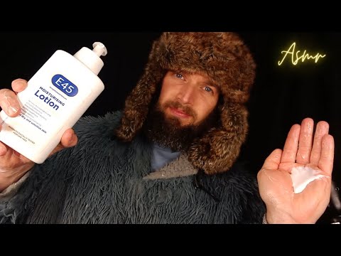 ASMR Relaxing Hand Lotion Sounds With E45 Cream