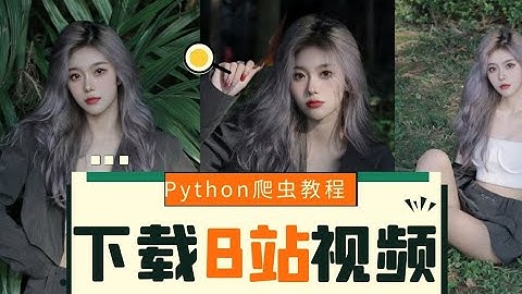 一小时从零教你用Python下载B站上你喜欢的小姐姐视频