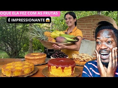 She transformed simple fruits into incredible cakes. Unbelievable! 😳🇧🇷 #brasil #cleidelifestyle