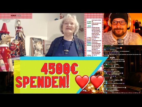 Gronkh überrascht OMA auf Twitch! 4500€ SPENDEN! 6.1.2017 ...
