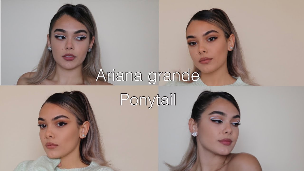 Ariana Grande Positions Album Ponytail Tutorial Cute Hairstyle Youtube