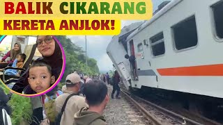 Kereta Api Bangunkarta ANJLOK‼️ Lanjut evakuasi dengan BUS..