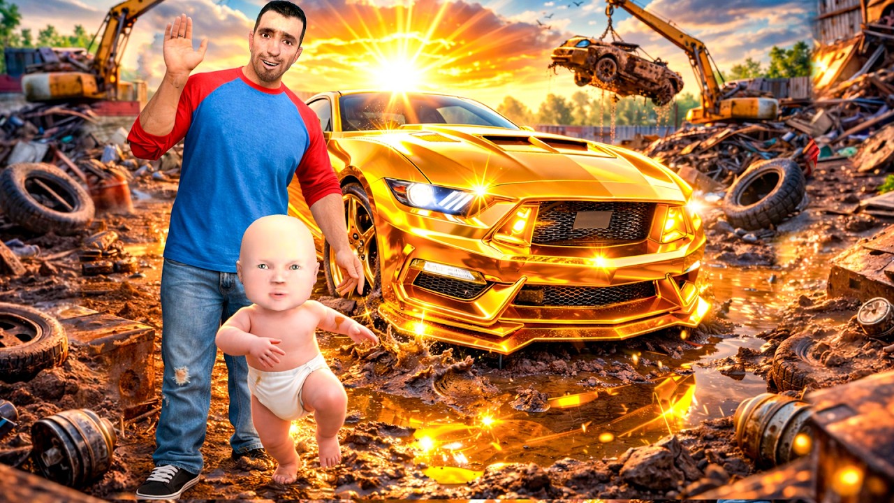 Джонни екеуміз свалкадан Алтыннан жасалған көлік тауып алдық!