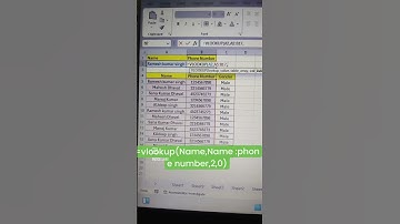 Vlookup in Excel #exceltech #excelshortcuts #excel #exceltips #excelworld #exceltricks