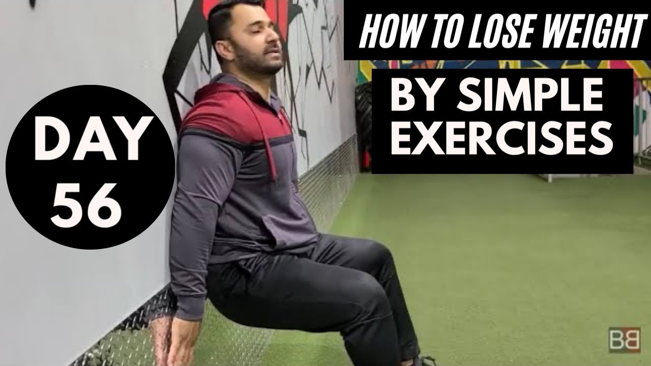 How to Lose Weight By Simple Exercises! Day56 (Hindi / Punjabi) YouTube