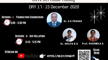 Day 17 Session I : Foundation Engineering