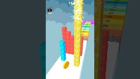 Cube stacker surfer 3d Epic android and iOS gameplay level 164