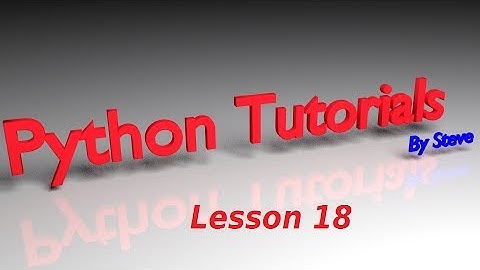 Python Tutorial v3.2.5 Lesson 18 - Multi-Line String Variables and ASCII Art