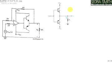 GATE 1990 ECE Class B push pull power amplifier