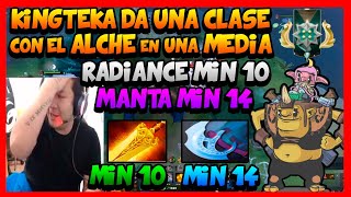 KINGTEKA dando CLASES de ALCHE MID en MEDIA ARCONTE!!!! &quot;Aveces me pongo a boostear&quot; -Dota 2