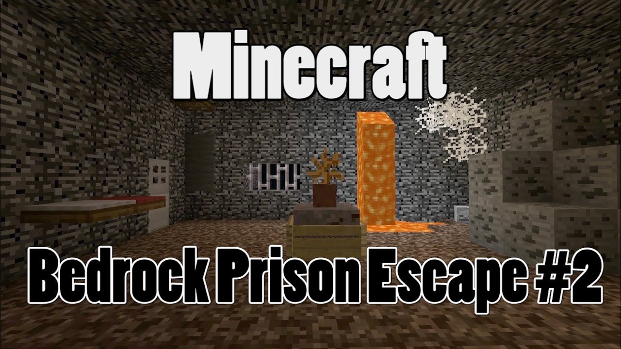 Minecraft: Bedrock Prison Escape #2 (Adventure Map) - YouTube